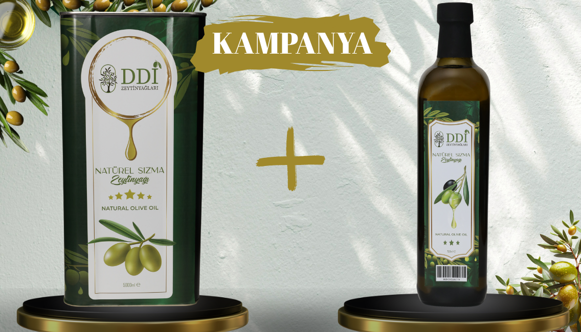 DDİ Bakan(5 LT+750 ML) Erken Hasat Soğuk Sıkım Natürel Sızma Zeytinyağı