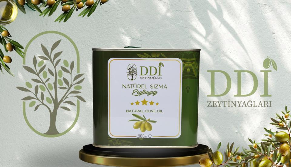 DDİ Bakan Güçlü ve Taze (2 LT) Erken Hasat Soğuk Sıkım Natürel Sızma Zeytinyağı